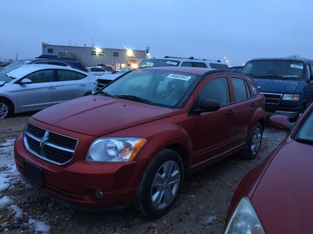 1B3HB48B17D109324 - 2007 DODGE CALIBER RED photo 2