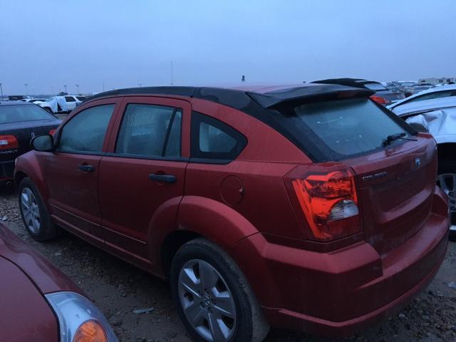 1B3HB48B17D109324 - 2007 DODGE CALIBER RED photo 3