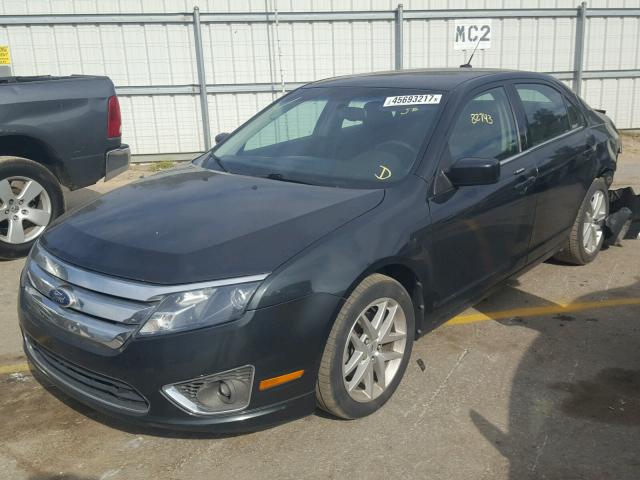 3FAHP0JA3AR368167 - 2010 FORD FUSION GREEN photo 2