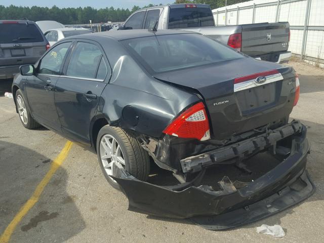 3FAHP0JA3AR368167 - 2010 FORD FUSION GREEN photo 3