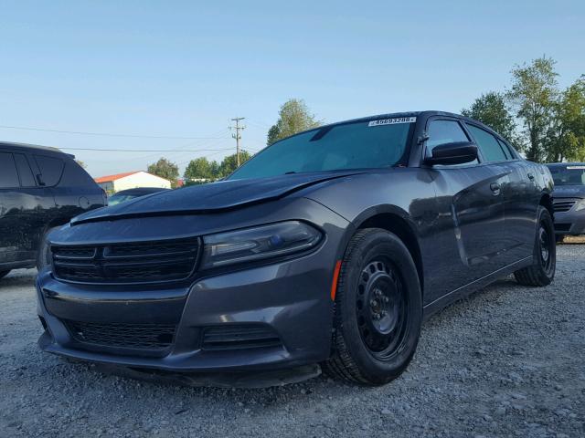 2C3CDXKT5GH260244 - 2016 DODGE CHARGER PO CHARCOAL photo 2