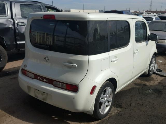 JN8AZ28R69T119518 - 2009 NISSAN CUBE BASE WHITE photo 4