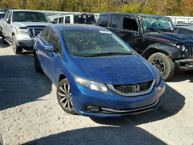 2HGFB2F96FH510574 - 2015 HONDA CIVIC EXL Mavi foto 1
