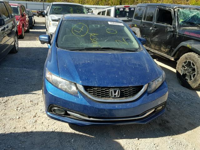2HGFB2F96FH510574 - 2015 HONDA CIVIC EXL Mavi foto 9