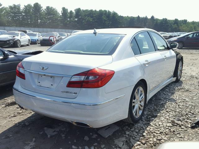 KMHGC4DF5CU179561 - 2012 HYUNDAI GENESIS 4. WHITE photo 4