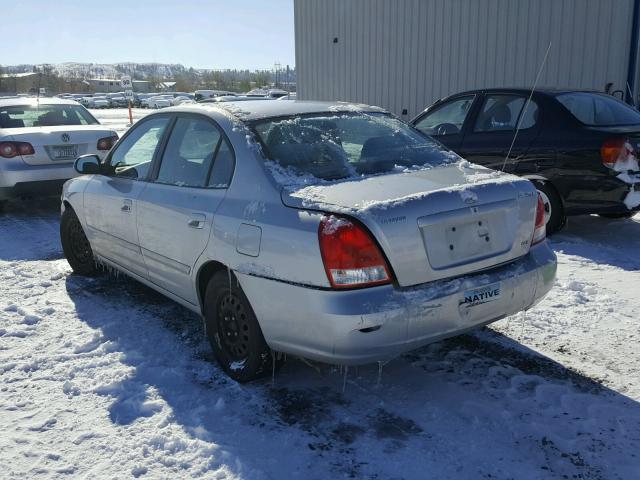 KMHDN45D31U124503 - 2001 HYUNDAI ELANTRA GL SILVER photo 3