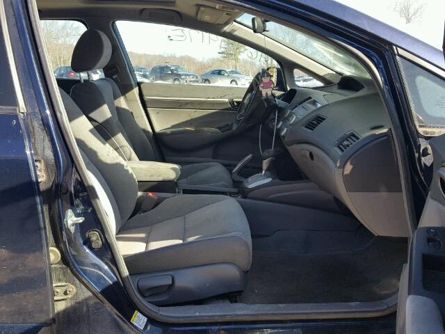 2HGFA16839H511884 - 2009 HONDA CIVIC EX 蓝色 照片 5