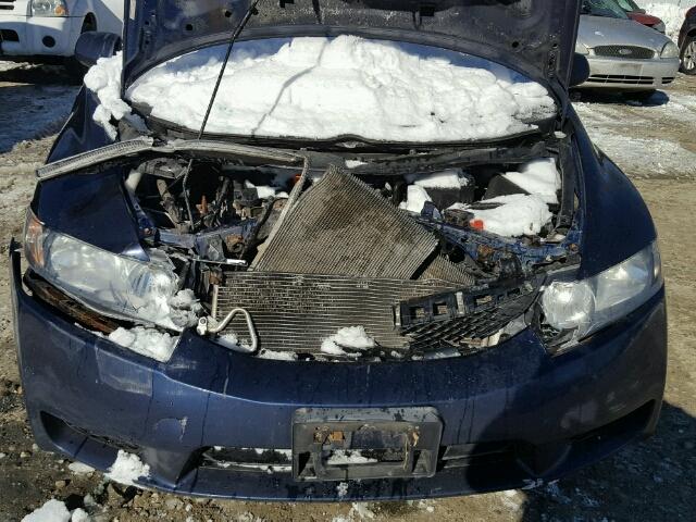 2HGFA16839H511884 - 2009 HONDA CIVIC EX 蓝色 照片 7