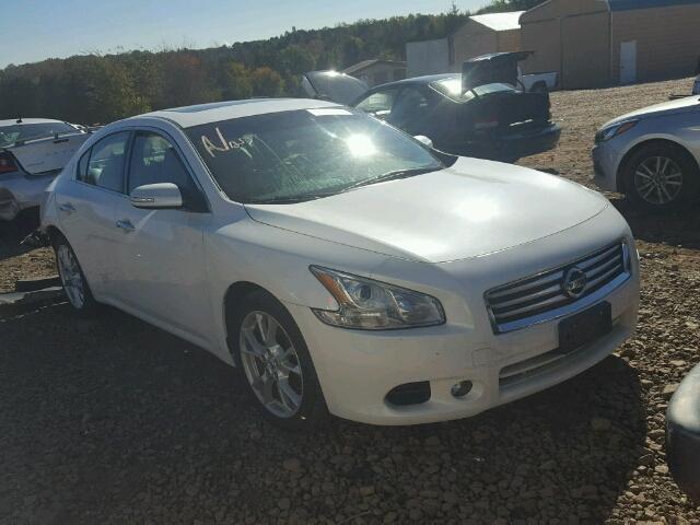 1N4AA5AP8CC860411 - 2012 NISSAN MAXIMA S WHITE photo 1