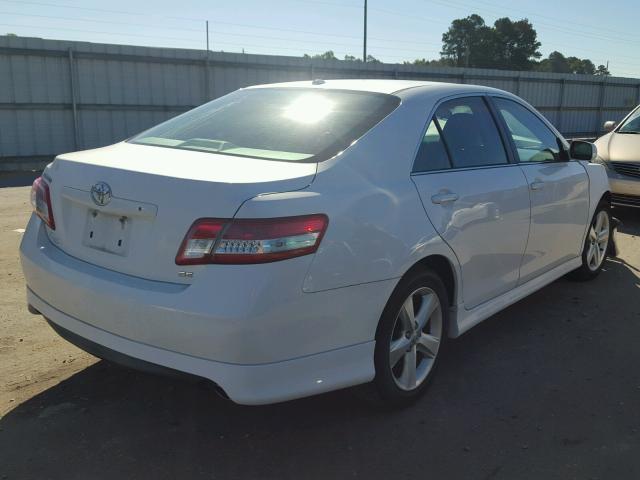 4T1BF3EK5BU776408 - 2011 TOYOTA CAMRY WHITE photo 4