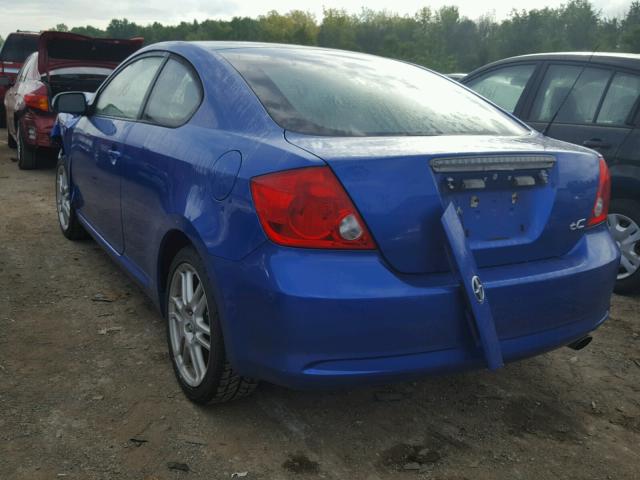 JTKDE167260140596 - 2006 TOYOTA SCION TC 蓝色 照片 3