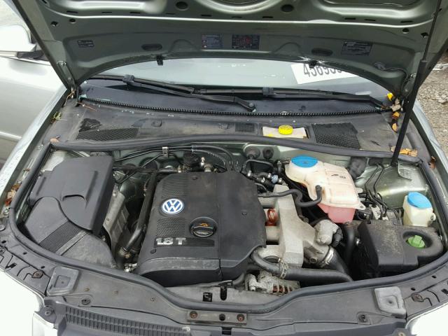 WVWCD63B55E141013 - 2005 VOLKSWAGEN PASSAT GLS GRAY photo 7