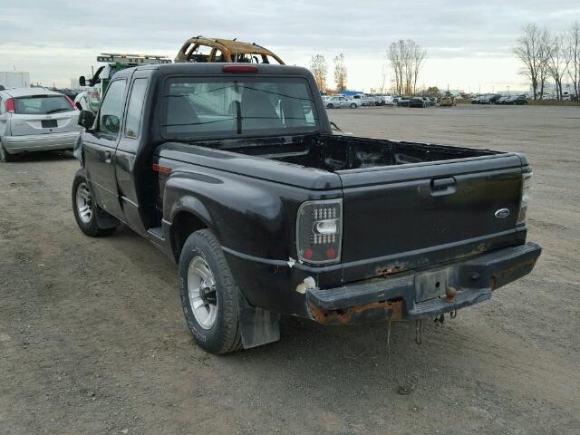 1FTYR14U3XPA86126 - 1999 FORD RANGER SUP BLACK photo 3