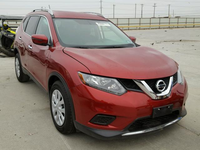 5N1AT2MT5GC773689 - 2016 NISSAN ROGUE S RED photo 1