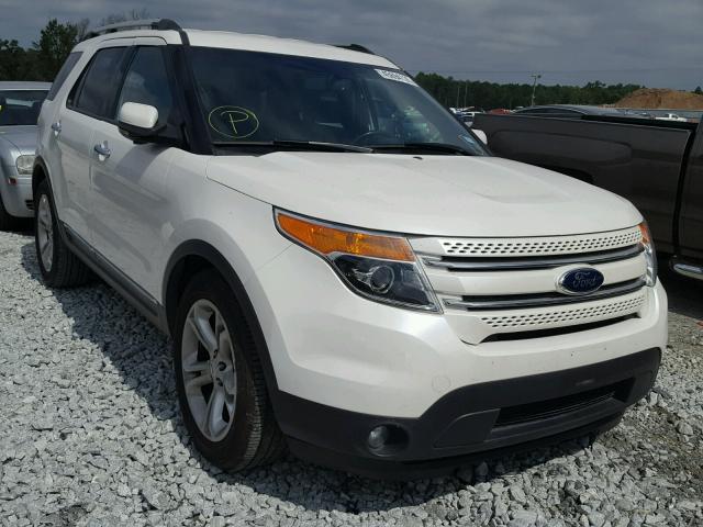 1FM5K7F84DGA86928 - 2013 FORD EXPLORER L WHITE photo 1