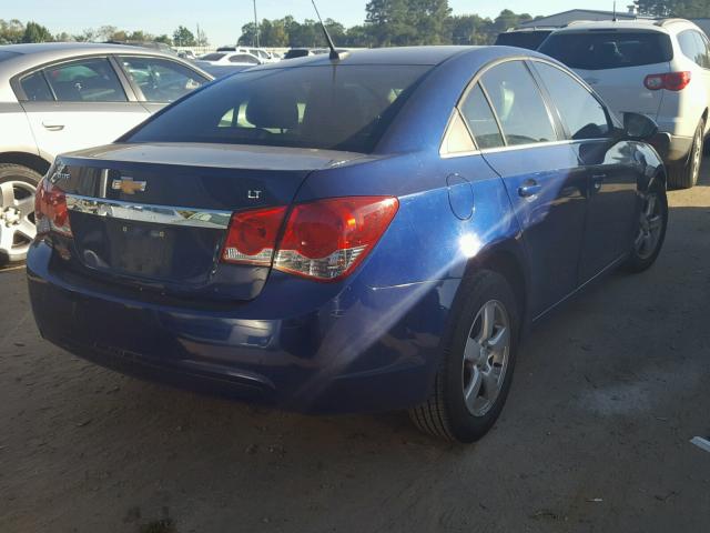 1G1PC5SB5D7277055 - 2013 CHEVROLET CRUZE LT BLUE photo 4