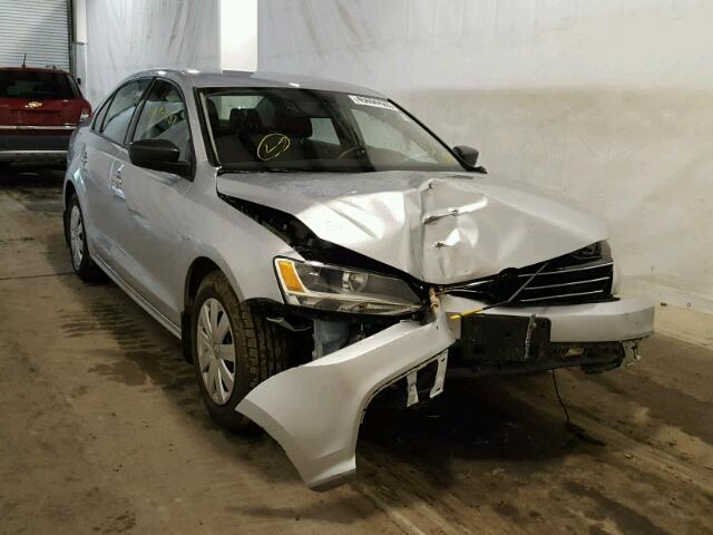 3VW2K7AJ6FM310949 - 2015 VOLKSWAGEN JETTA BASE 银色 照片 1