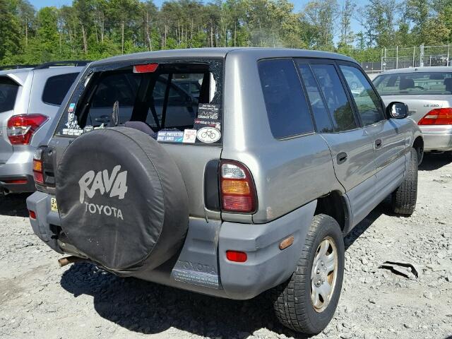 JT3HP10V7X7138687 - 1999 TOYOTA RAV4 GRAY photo 4