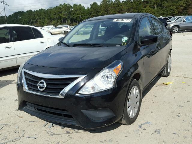 3N1CN7AP4GL817765 - 2016 NISSAN VERSA S BLACK photo 2