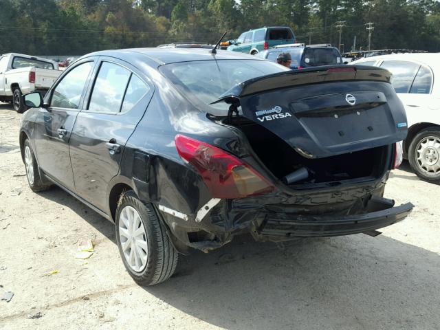 3N1CN7AP4GL817765 - 2016 NISSAN VERSA S BLACK photo 3