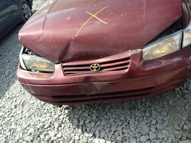 4T1BG22K0XU564762 - 1999 TOYOTA CAMRY CE RED photo 9