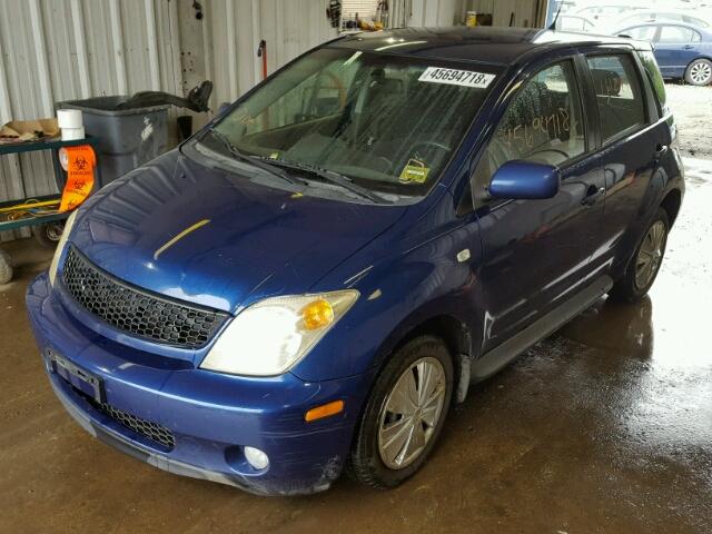 JTKKT624550122467 - 2005 TOYOTA SCION XA ლურჯი ფოტო 2