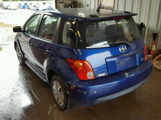JTKKT624550122467 - 2005 TOYOTA SCION XA ლურჯი ფოტო 3