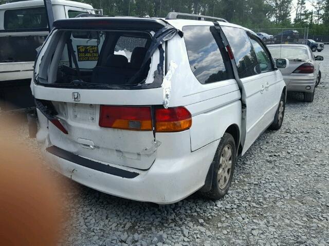 5FNRL18944B061138 - 2004 HONDA ODYSSEY EX WHITE photo 4