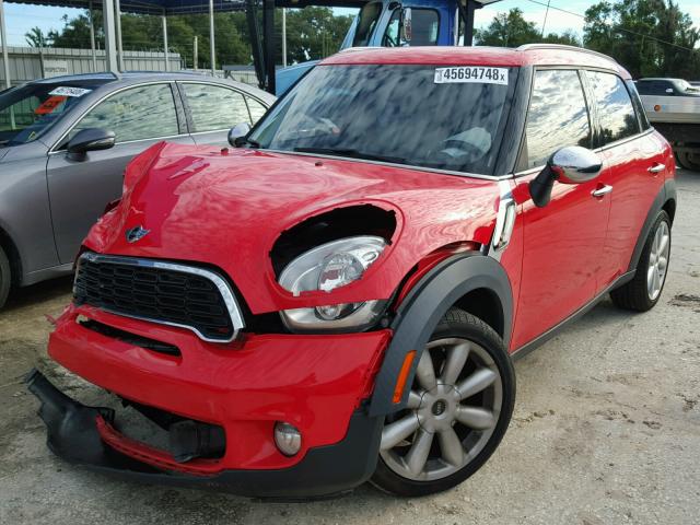 WMWZC3C57CWL82467 - 2012 MINI COOPER S C RED photo 2