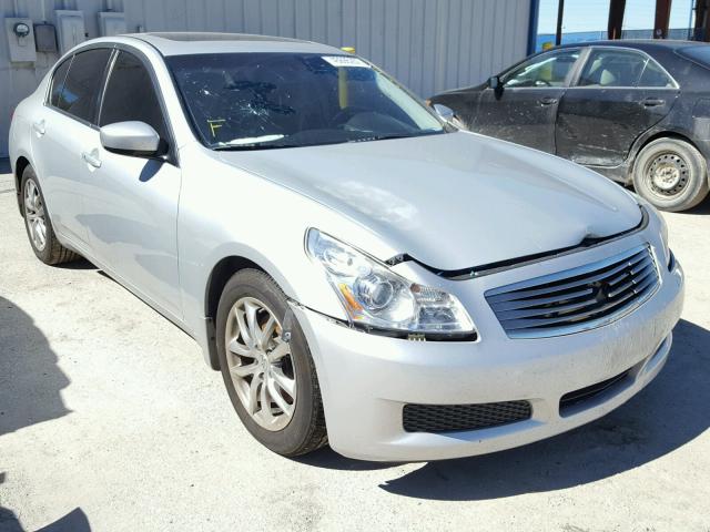 JNKCV61E09M013377 - 2009 INFINITI G37 BASE SILVER photo 1