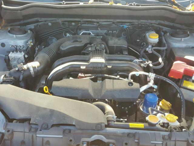 JF2SJAAC2FH540062 - 2015 SUBARU FORESTER 2 GREEN photo 7