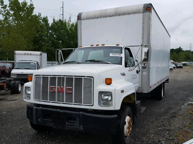 1GDJ6H1P6NJ507480 - 1992 GMC TOPKICK C6 WHITE photo 2