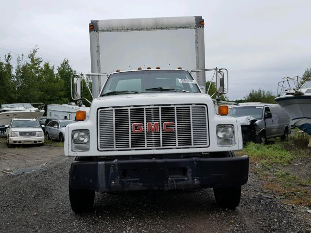 1GDJ6H1P6NJ507480 - 1992 GMC TOPKICK C6 WHITE photo 9