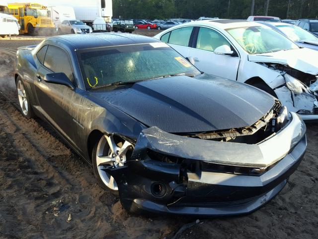 2G1FD1E38F9279650 - 2015 CHEVROLET CAMARO LT SILVER photo 1