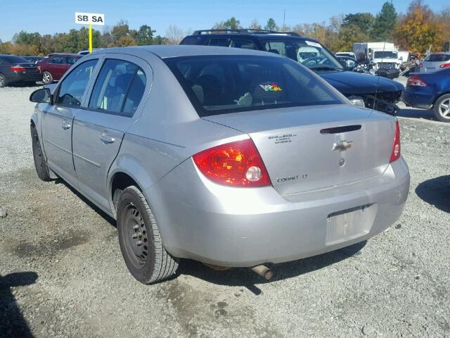 1G1AT58H297260187 - 2009 CHEVROLET COBALT LT SILVER photo 3