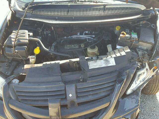 2D4GP44L85R159130 - 2005 DODGE GRAND CARA BLACK photo 7