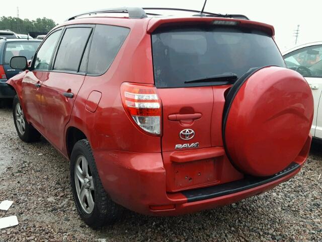 2T3ZF4DV1CW154929 - 2012 TOYOTA RAV4 RED photo 3