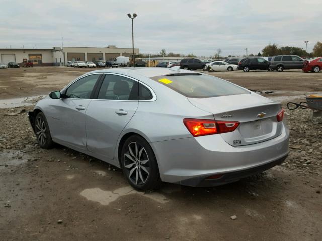 1G1ZE5ST6HF163718 - 2017 CHEVROLET MALIBU LT SILVER photo 3