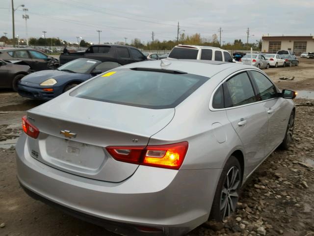 1G1ZE5ST6HF163718 - 2017 CHEVROLET MALIBU LT SILVER photo 4