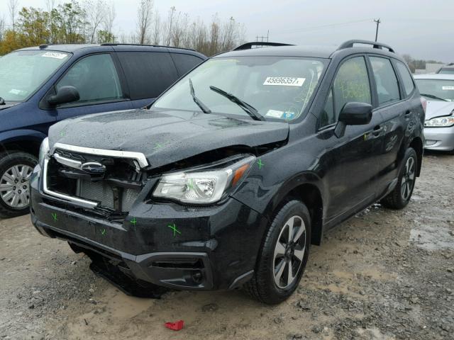 JF2SJABC7HH496965 - 2017 SUBARU FORESTER 2 BLACK photo 2