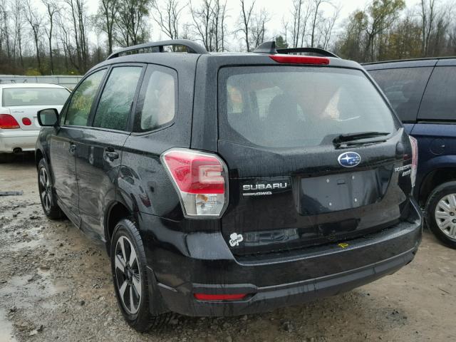 JF2SJABC7HH496965 - 2017 SUBARU FORESTER 2 BLACK photo 3