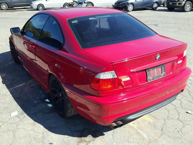 WBABD53414PD98115 - 2004 BMW 330 RED photo 3