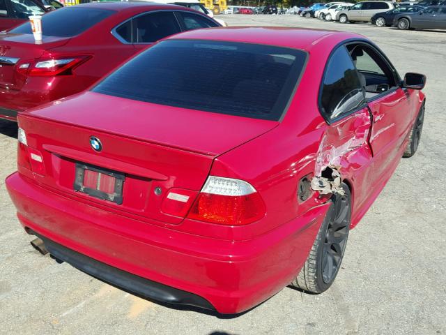 WBABD53414PD98115 - 2004 BMW 330 RED photo 4