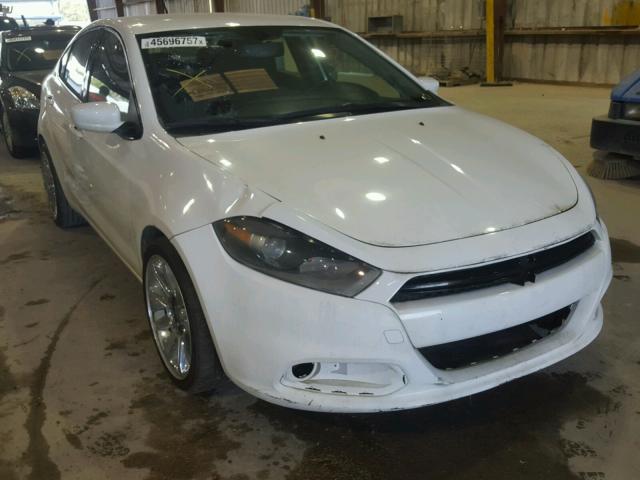 1C3CDFBA4DD347781 - 2013 DODGE DART WHITE photo 1