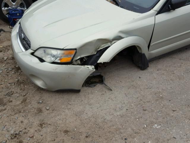 4S4BP61C766336391 - 2006 SUBARU LEGACY OUT SILVER photo 10