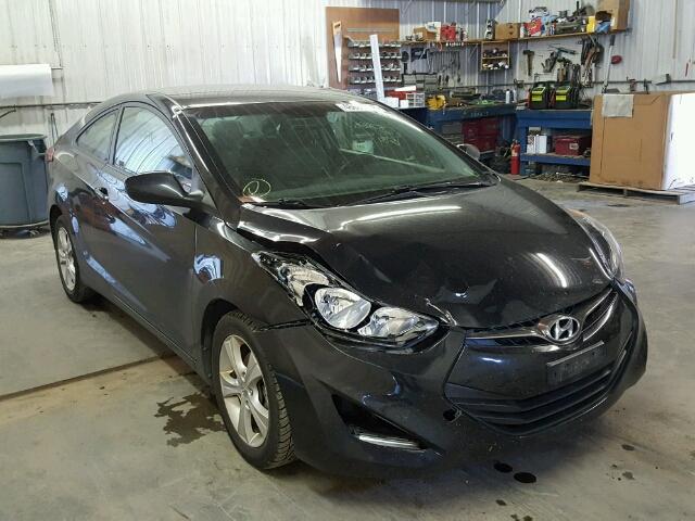 KMHDH6AE4DU005428 - 2013 HYUNDAI ELANTRA CO BLACK photo 1