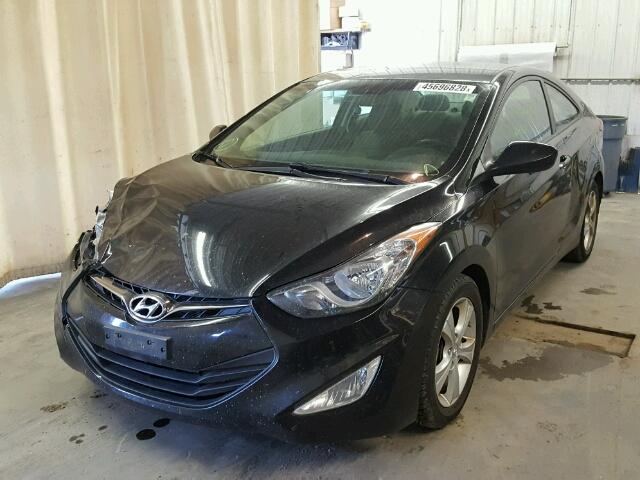 KMHDH6AE4DU005428 - 2013 HYUNDAI ELANTRA CO BLACK photo 2