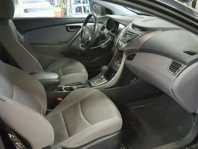 KMHDH6AE4DU005428 - 2013 HYUNDAI ELANTRA CO BLACK photo 5