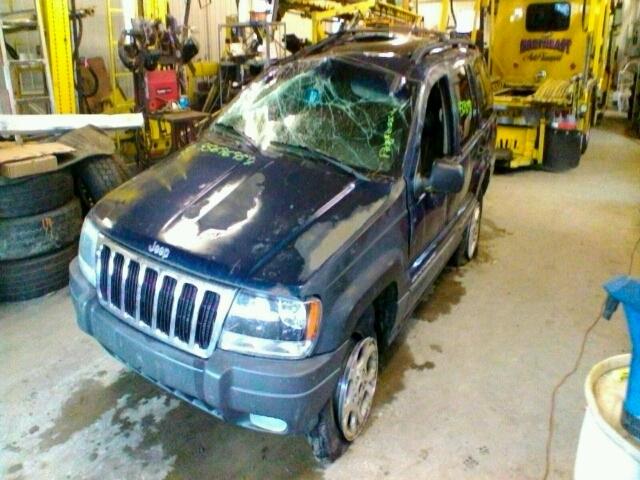 1J4GW48S93C535853 - 2003 JEEP GRAND CHER BLUE photo 2