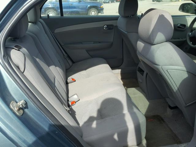 1G1ZG57B894158432 - 2009 CHEVROLET MALIBU LS ლურჯი ფოტო 6